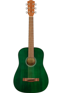 Fender FA-15 3/4 Scale Steel with Gig Bag - Green